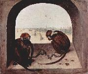 Pieter Bruegel the Elder Zwei Affen Germany oil painting artist